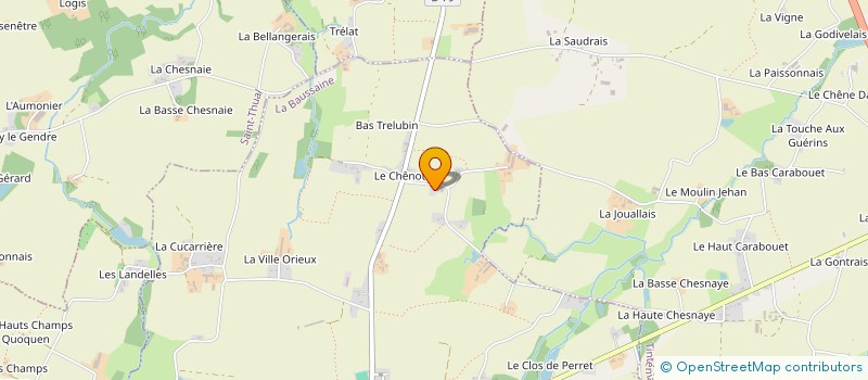 localisation de l'entreprise GAEC DES PAMPILLES  QUEBRIAC