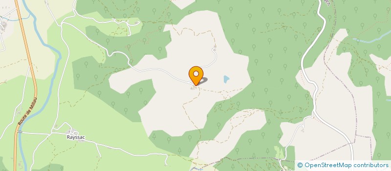 localisation de l'entreprise GAEC DES PASCALS  VABRES L'ABBAYE