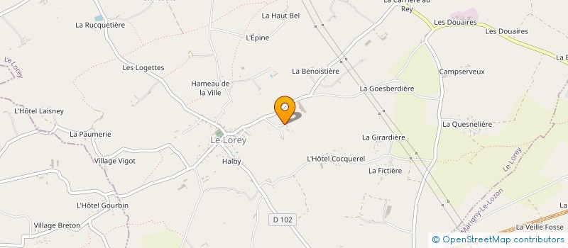 localisation de l'entreprise GAEC DES PATURAGES à LE LOREY