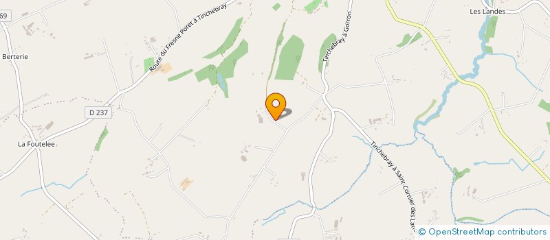 localisation de l'entreprise GAEC DES PERRETTES à TINCHEBRAY-BOCAGE