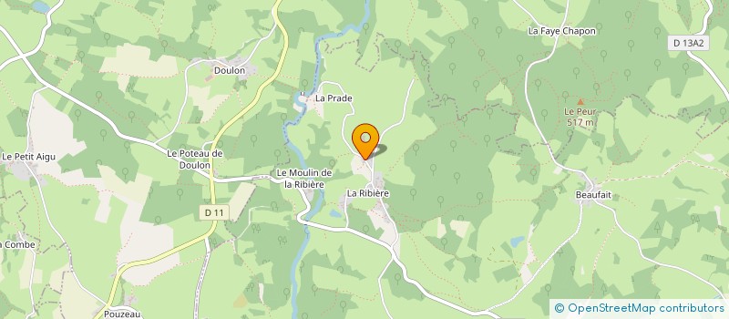 localisation de l'entreprise GAEC DES PERRIERES à DOMEYROT