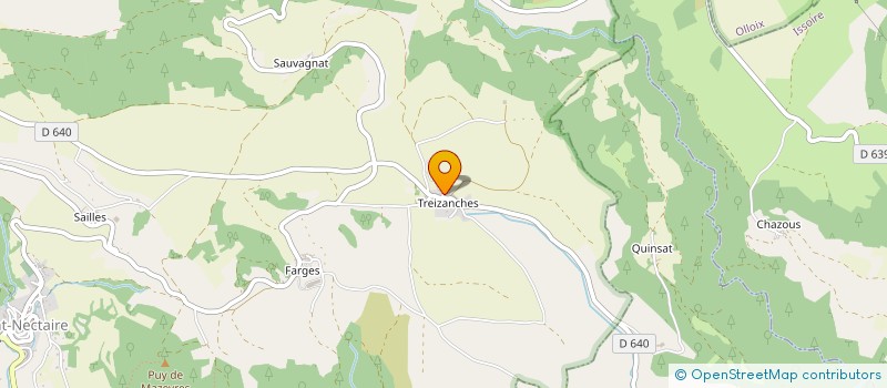 localisation de l'entreprise GAEC DES PERVENCHES à SAINT-NECTAIRE