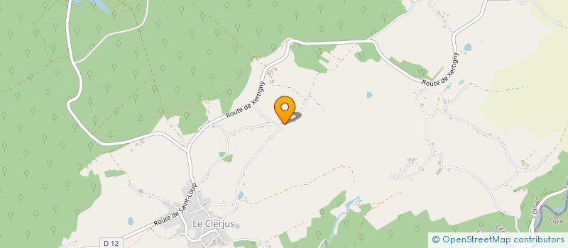 localisation de l'entreprise GAEC DES PETIT PRINCE  LE CLERJUS