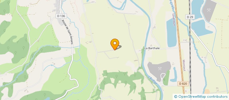 localisation de l'entreprise GAEC DES PETITES MERVEILLES à SAVERDUN