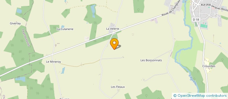 localisation de l'entreprise GAEC DES PETITS BROSSARDS à CHARNY OREE DE PUISAYE