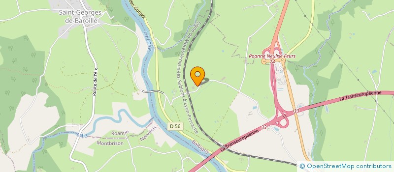 localisation de l'entreprise GAEC DES PETITS MARRONS  BALBIGNY