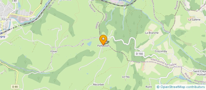 localisation de l'entreprise GAEC DES PETITS NOYERS à LAY