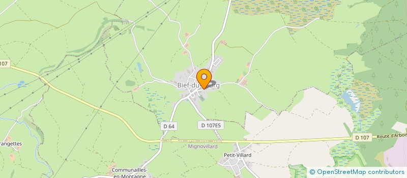 localisation de l'entreprise GAEC DES PHILOSOPHES à BIEF-DU-FOURG