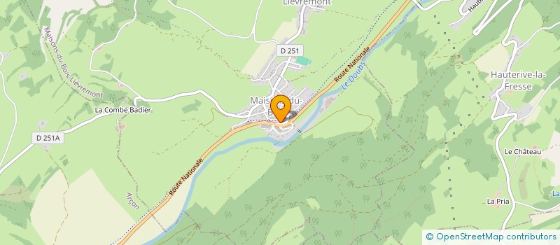 localisation de l'entreprise GAEC DES PINRARDS à MONTFLOVIN