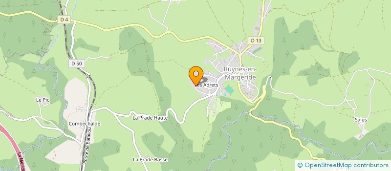 localisation de l'entreprise GAEC DES PLANCHETTES à LORCIERES