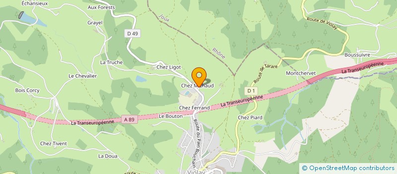 localisation de l'entreprise GAEC DES PLATEAUX à VIOLAY