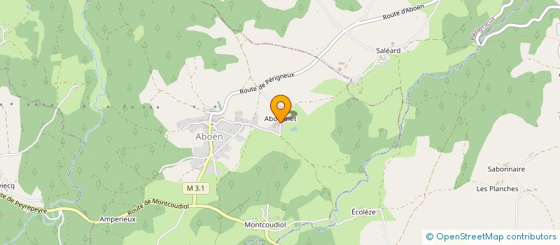 localisation de l'entreprise GAEC DES PLATS D ABOEN à ABOEN