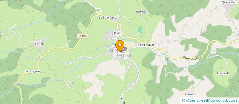 localisation de l'entreprise GAEC DES POMMETS à MORNAND-EN-FOREZ