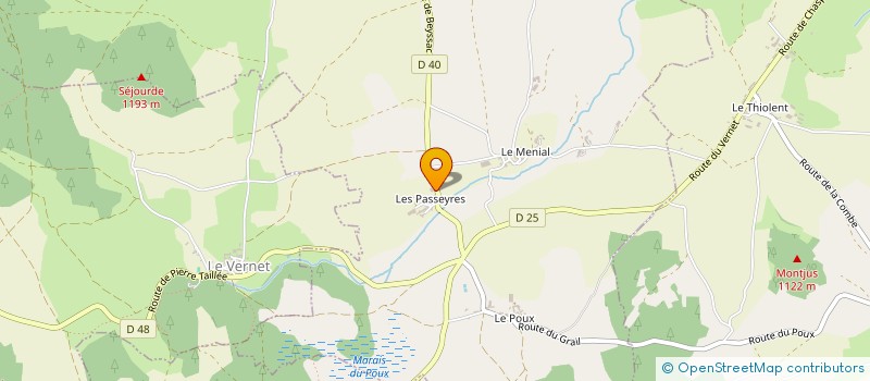 localisation de l'entreprise GAEC DES PRAIRIES à SAINT-JEAN-DE-NAY