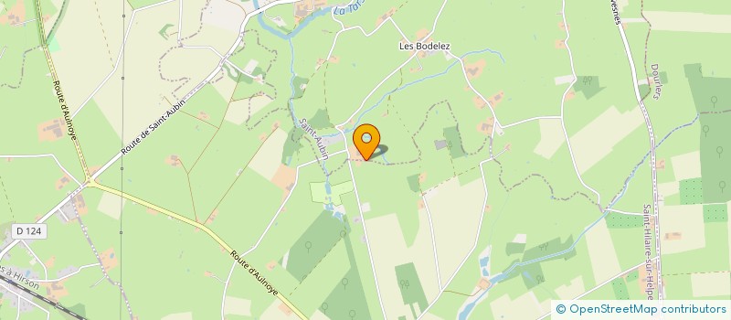 localisation de l'entreprise GAEC DES PRAIRIES à SAINT-AUBIN