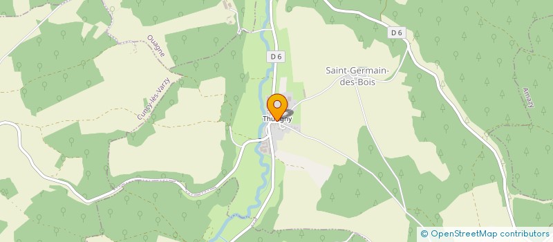 localisation de l'entreprise GAEC DES PRAIRIES à ST-GERMAIN-DES-BOIS