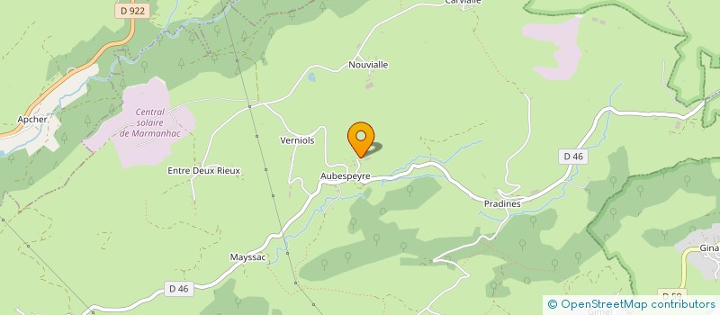 localisation de l'entreprise GAEC DES PRES BIO à SAINT-CERNIN