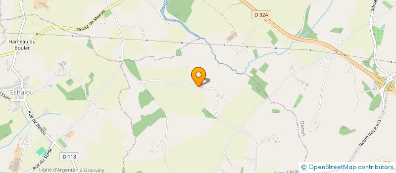 localisation de l'entreprise GAEC DES PRES BOISES à BELLOU-EN-HOULME