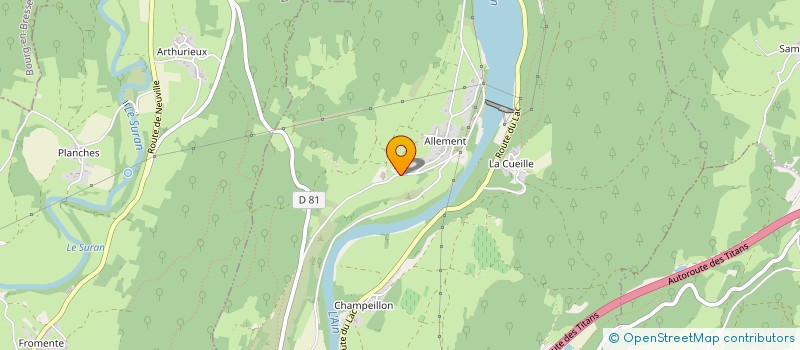 localisation de l'entreprise GAEC DES PRES D'ALLEMENT  PONCIN