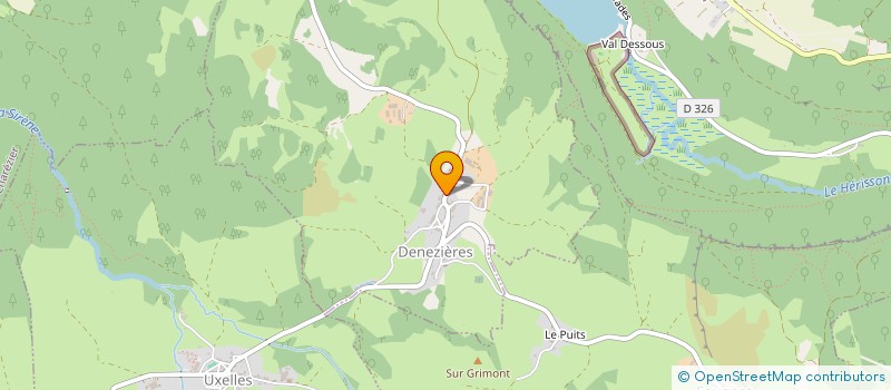 localisation de l'entreprise GAEC DES PRES VERTS à DENEZIERES