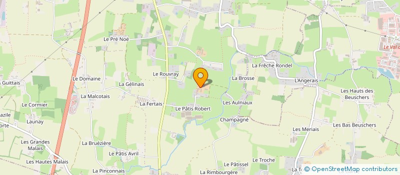 localisation de l'entreprise GAEC DES PRES VERTS  NOYAL-CHATILLON-SUR-SEICHE