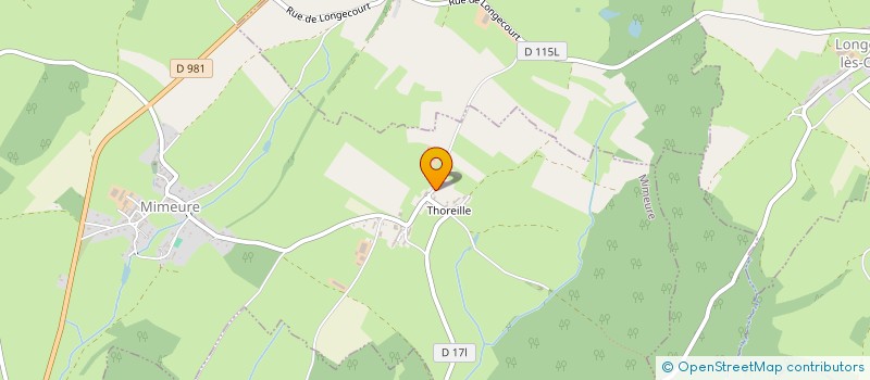 localisation de l'entreprise GAEC DES PRES VOSGES  MIMEURE