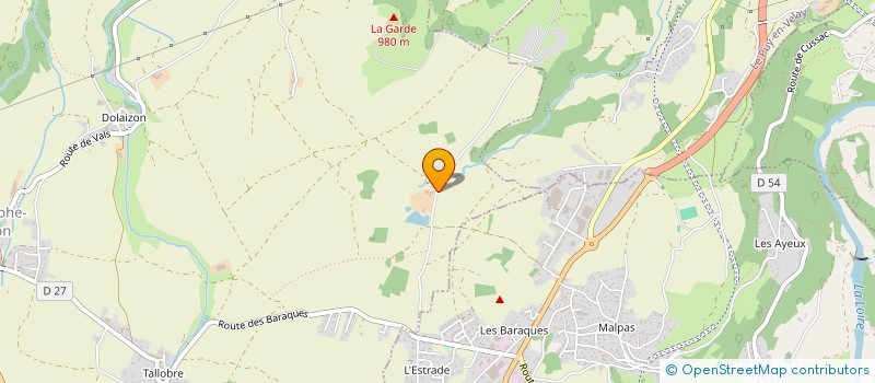 localisation de l'entreprise GAEC DES PRIMEVERES à ST CHRISTOPHE SUR DOLAIZON