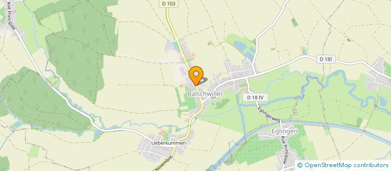 localisation de l'entreprise GAEC DES PRIMEVERES  BALSCHWILLER