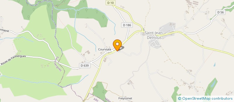 localisation de l'entreprise GAEC DES PRUNIERS  SAINT-JEAN-DELNOUS