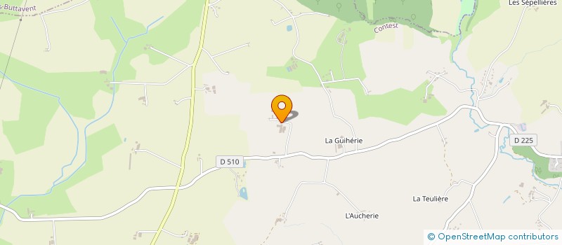 localisation de l'entreprise GAEC DES QUATRE CHEMINS à CONTEST