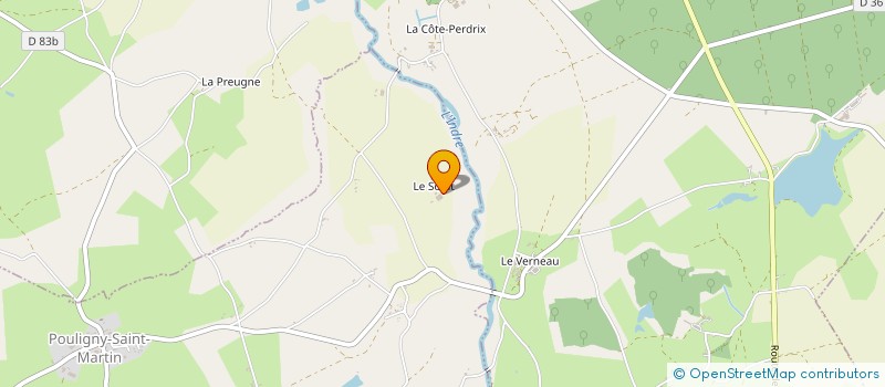 localisation de l'entreprise GAEC DES QUATRE VENTS à POULIGNY-SAINT-MARTIN