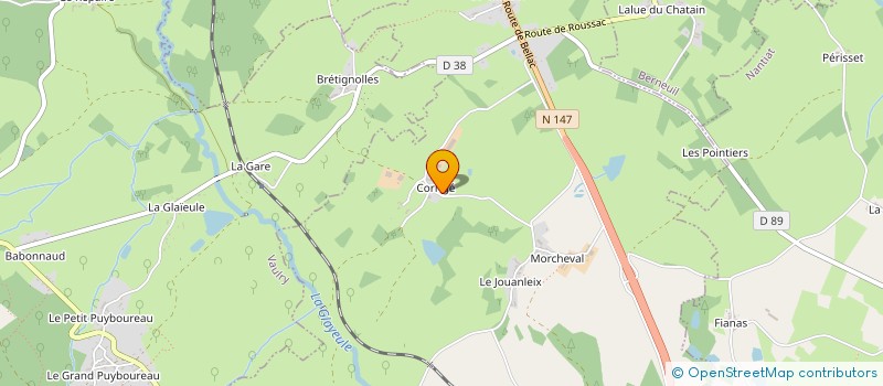 localisation de l'entreprise GAEC DES QUATRE VENTS à CHAMBORET