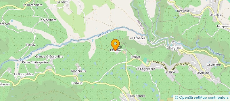 localisation de l'entreprise GAEC DES RACINES ET DES CRETES  CELLIEU