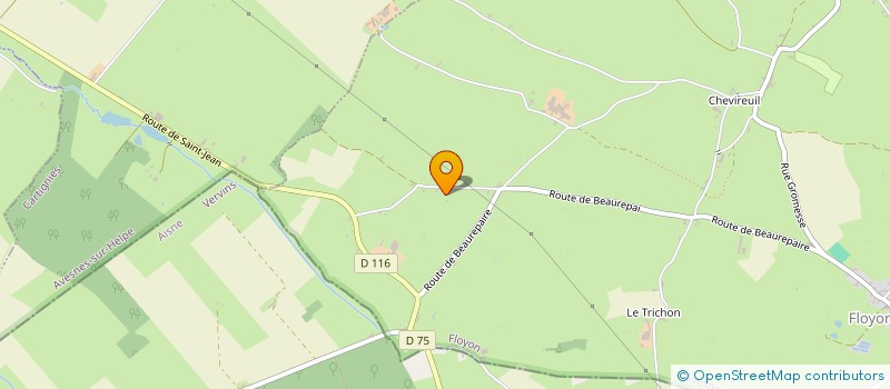 localisation de l'entreprise GAEC DES RETEAUX à FLOYON