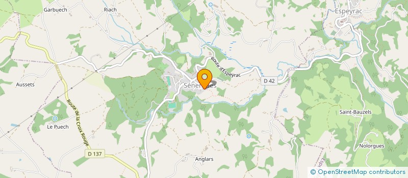 localisation de l'entreprise GAEC DES RIAILLES  SENERGUES