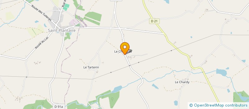 localisation de l'entreprise GAEC DES RIBERES à ORSENNES