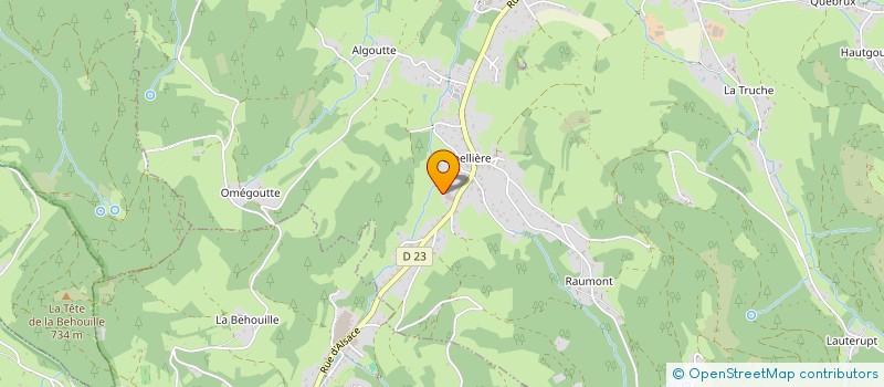localisation de l'entreprise GAEC DES RIBIATTES à BAN-DE-LAVELINE
