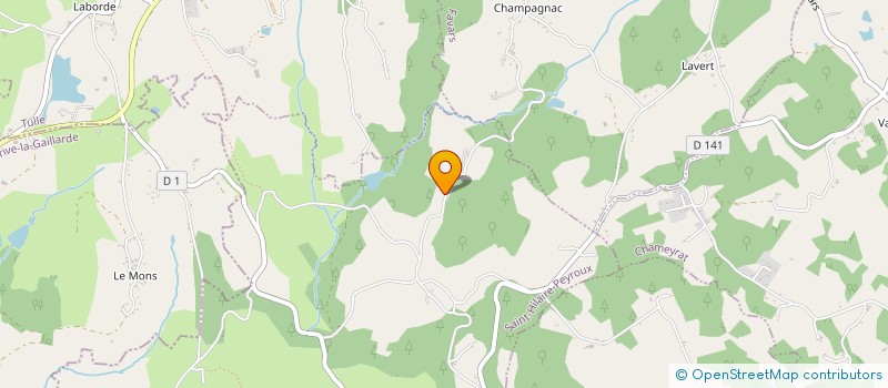 localisation de l'entreprise GAEC DES RIVES AU PUY à SAINT-HILAIRE-PEYROUX