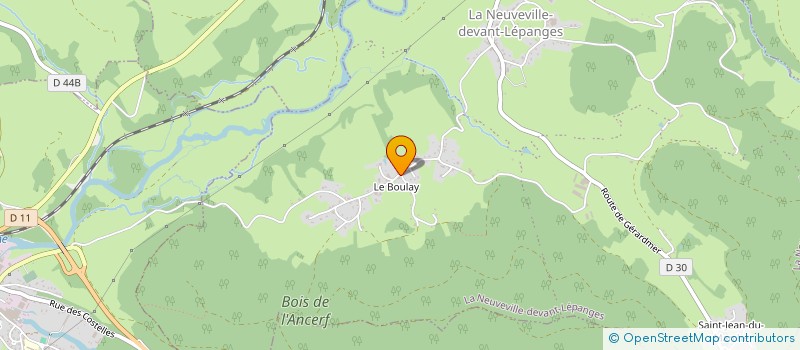 localisation de l'entreprise GAEC DES RIVES DE LA VOLOGNE à BEAUMENIL