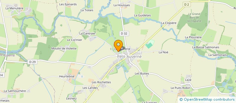 localisation de l'entreprise GAEC DES RIVES DU DON à SAINT-JULIEN-DE-VOUVANTES
