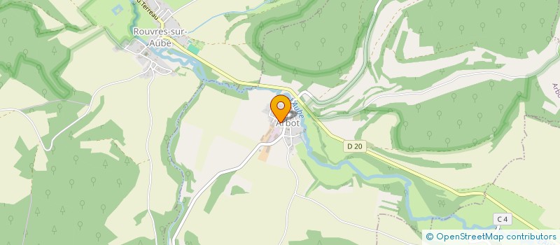 localisation de l'entreprise GAEC DES ROCAILLES à ARBOT