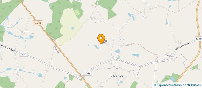 localisation de l'entreprise GAEC DES ROCHERS à LESSAC