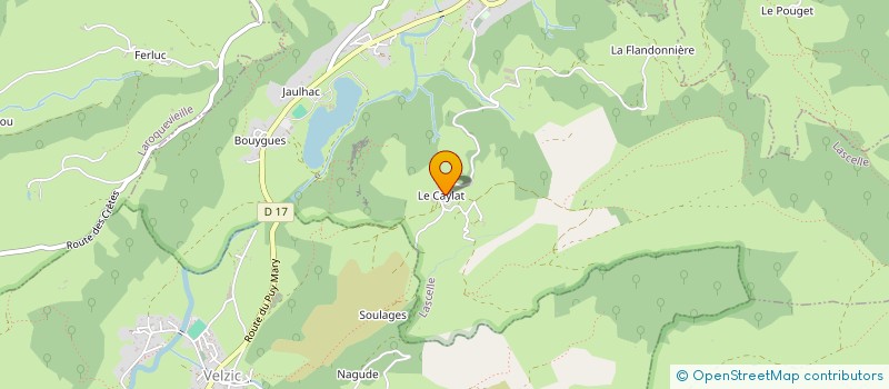 localisation de l'entreprise GAEC DES ROCHES à LASCELLE