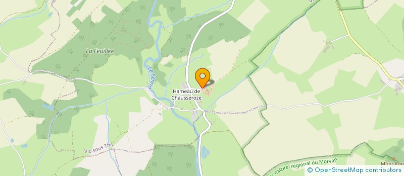 localisation de l'entreprise GAEC DES ROCHEVALLES  VIC-SOUS-THIL