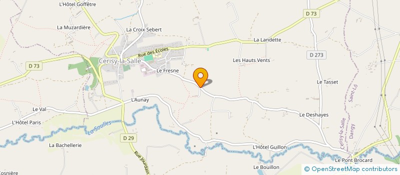 localisation de l'entreprise GAEC DES ROUELLES à QUETTREVILLE-SUR-SIENNE