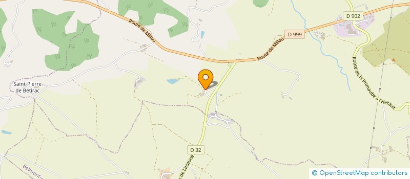 localisation de l'entreprise GAEC DES ROUGIERS DE GAZELS à MONTLAUR