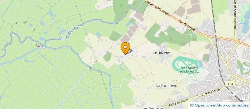 localisation de l'entreprise GAEC DES RUES à SAINT-ETIENNE-DE-MER-MORTE