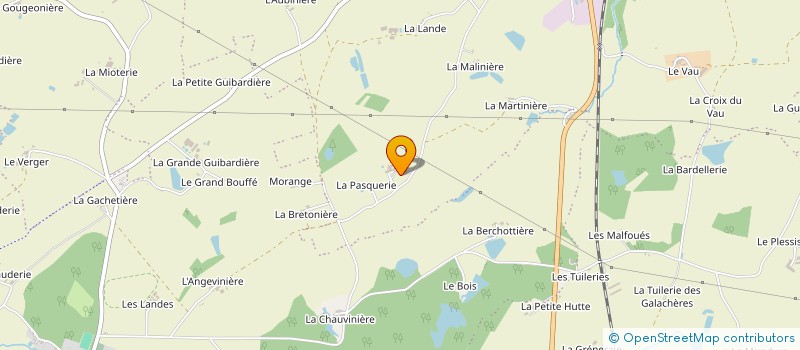 localisation de l'entreprise GAEC DES RUISSEAUX à CHEMILLE-EN-ANJOU