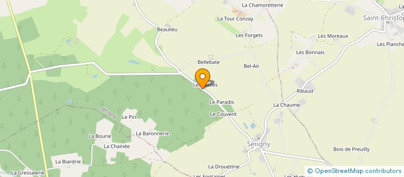 localisation de l'entreprise GAEC DES SABLES à VELLECHES