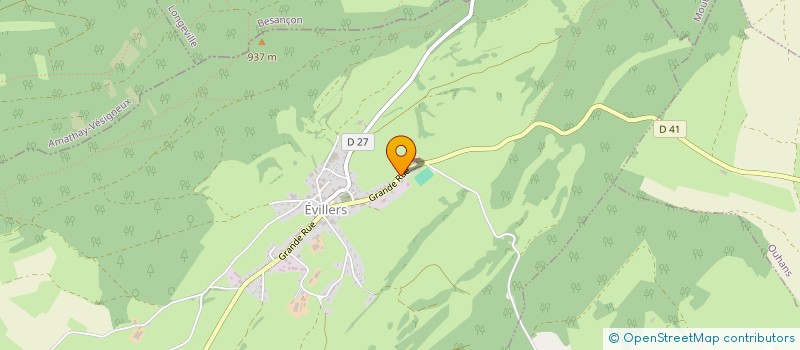 localisation de l'entreprise GAEC DES SAPINS à EVILLERS